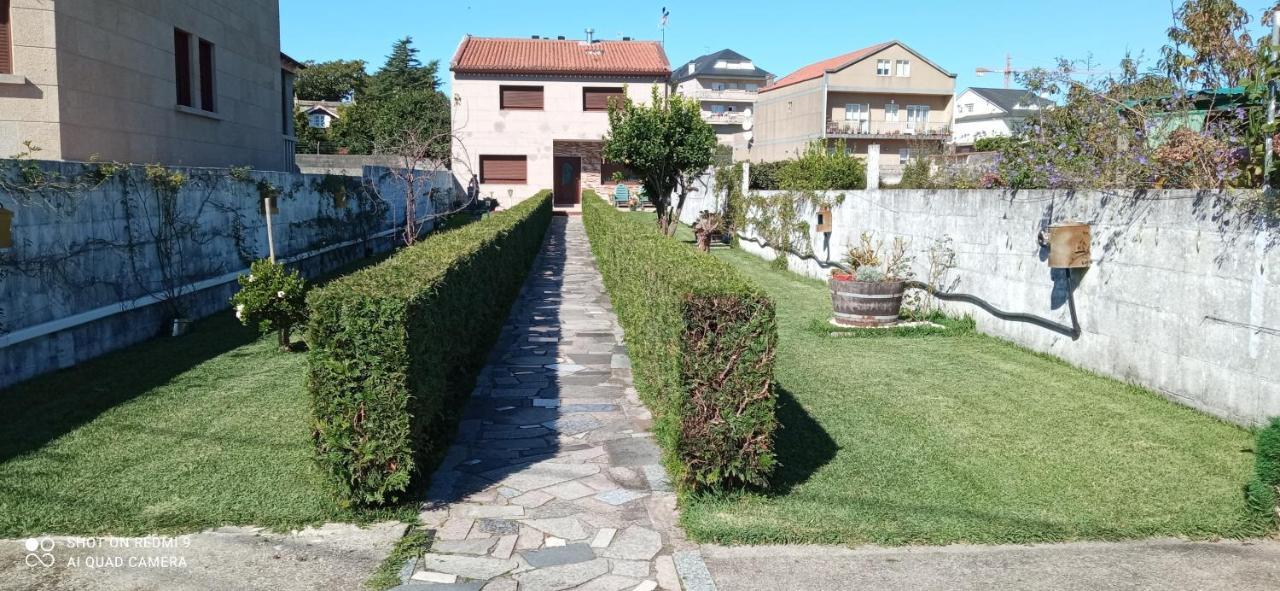Casa de playa en un pequeño paraíso Isla de Arosa Exterior foto