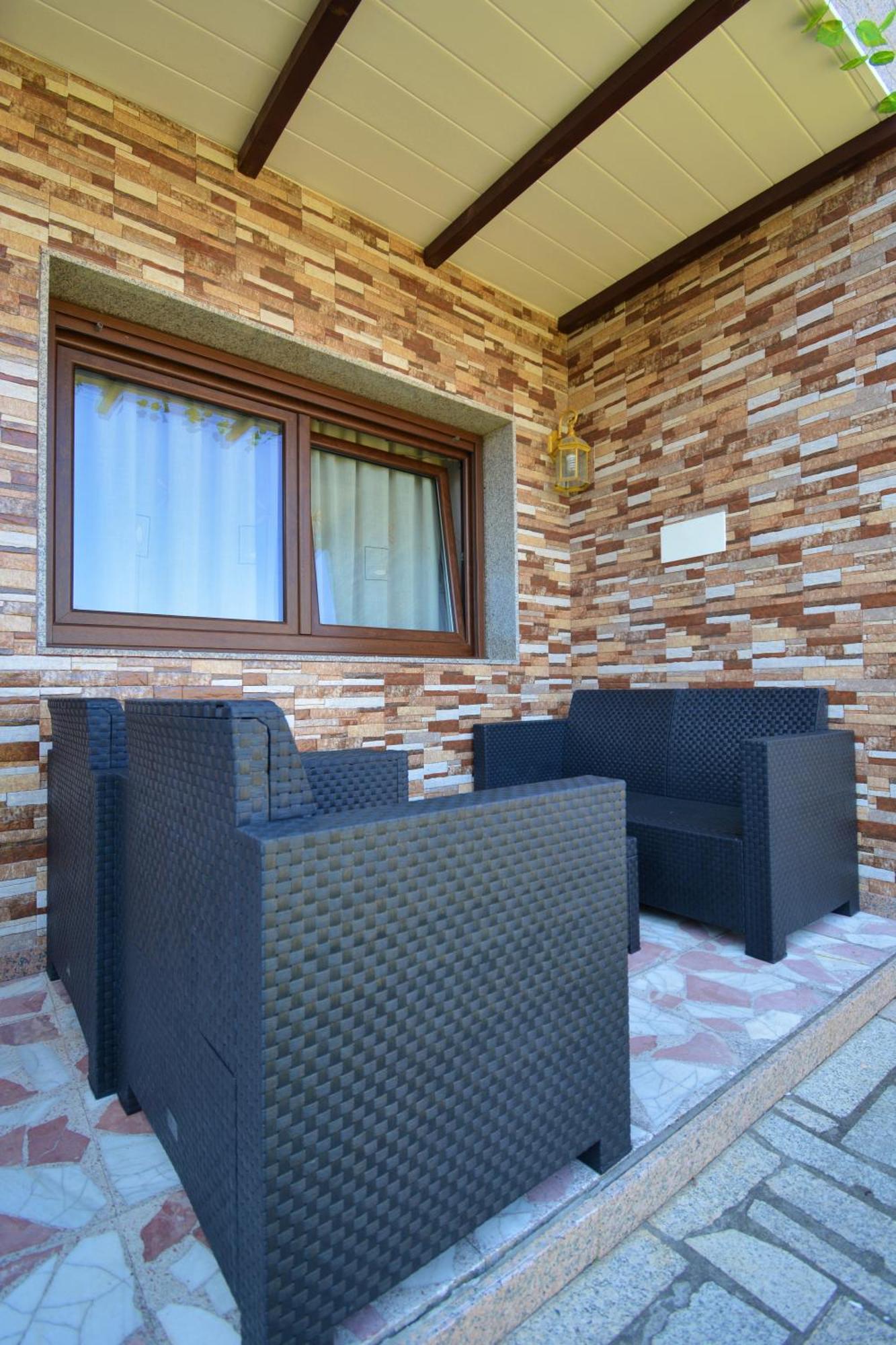 Casa de playa en un pequeño paraíso Isla de Arosa Exterior foto